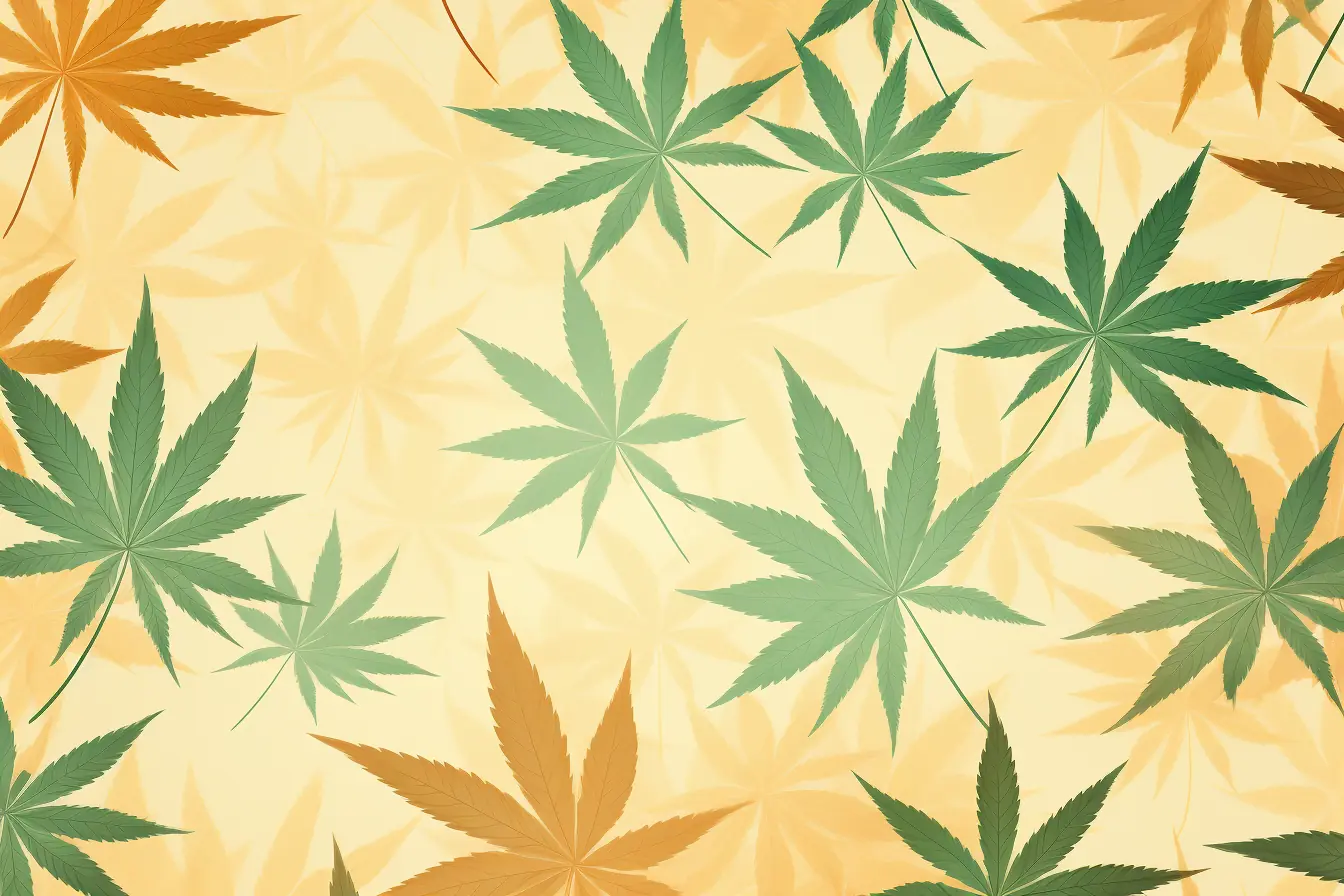 Cannabis Social Club in Rostock: Einzigartiges Design mit Pastelfarbenen Cannabisblättern Cannabis Social Club Rostock: Ein Bild, das die Zukunft des Cannabiskonsums zeigt